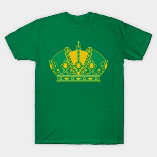 Imperial crown (green and gold) T-Shirt